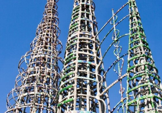 Photo of Watts Towers sculptures in LA